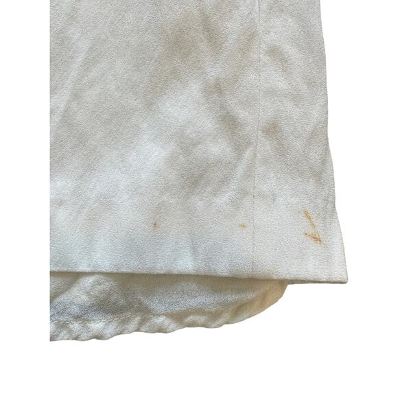 A.L.C. White Knit Crotchet Relaxed‎ Night Out Front Sleeveless Maxi Dress Size 2 - Picture 5 of 11